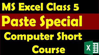 LEARN MS EXCEL FOR YOUR OFFICE NEEDS UP TO ADVANCE LEVEL/ Class 5