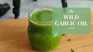 DIY Wild Garlic Oil Recipe! 🌿✨🔥