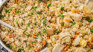 Leftover Turkey Fried Rice