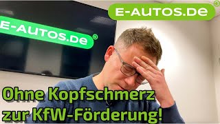 Ohne Kopfschmerz die KfW-Förderung 441 in 11 Min. beantragen - 900 € für Wallboxen in Unternehmen