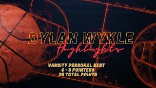 Dylan Wykle -  2023 (Varsity Personal Best) 25 Points - 9th Grade