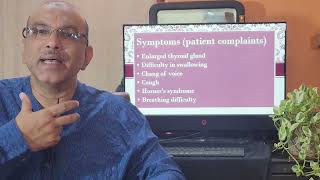 Thyroid gland extending into chest / Retrosternal gotre / Hindi / Patient teaching programme