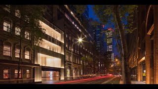 347 Kent Street, Sydney | Commercial Real Estate - striking entrance and IDA Award winning design