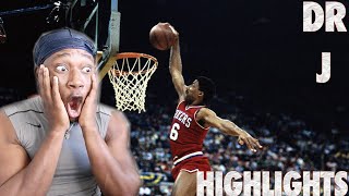 Kobe Fan reacts 'Dr. J' Julius Erving highlights | Insane🤯