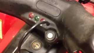 Honda TRX quad,  fan control repair / oil temperature light part 1