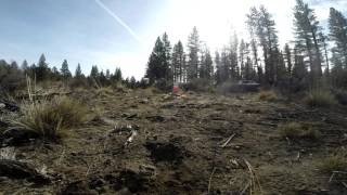 1/2lb tannerite blows up some bananas and hot dogs in slow motion