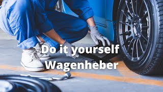 DIY Wagenheber Selbstgebauter Wagenheber mit einem Akkubohrer