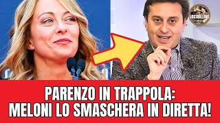 Parenzo in trappola: Meloni lo smaschera in diretta!