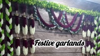 Beautiful festive garlands🔥💥|decore|festive|garlands|thorans| @randomjewcollections.