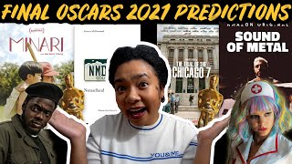 My FINAL Oscars 2021 Winners Predictions (But wow, what a moment.)