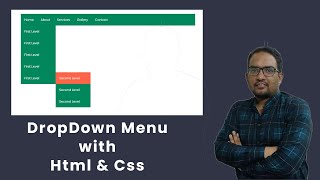 How to Create a Multilevel Dropdown Menu using HTML5 & CSS3