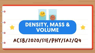 SCIENCE MADE SIMPLE EP8 | Density, Mass & Volume | Comparing Aluminium Cubes Of Different Sides 🗃