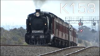 K153 at Little River | Steamrail's Rail & Sail - 2017