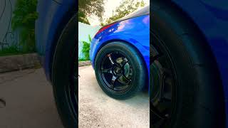 new shoes for the Z 😮‍💨 #rays57cr #350z #vq #boosted #turbo #350z