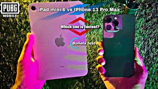 Ipad Mini 6 vs Iphone 13 Pro Max  Bullet Test🔥