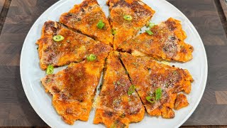 How To Make Rice Paper Kimchi pancake! So Delicious! | 세상 바삭한 김치전✨