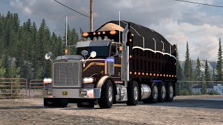 Johnson's haulage 16 Wheeler Peterbilt Dump Truck - American Truck Simulator - ATS -