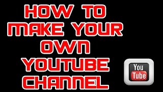 How to make your own youtube account