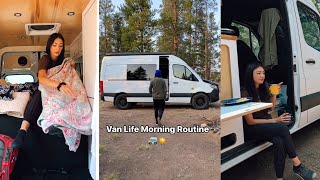 Van Life: Morning Routine in the Sprinter 🚐✨