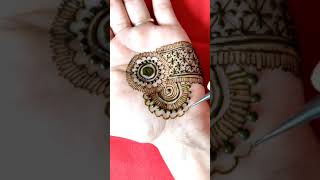 Easy new front hand mehndi design 2021 | मेहंदी डिजाइन | mehandi design #Shorts