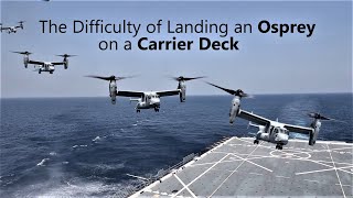 The Insane Technique of Landing a Osprey unto an Aircraft Carrier Deck. Unitas 2023.