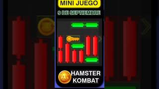 Mini juego 9 de septiembre Hamster Kombat #hamsterkombat #minigames #games #fyp #youtubeshorts