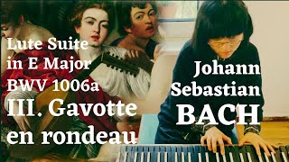 Bach’s famous Gavotte Dance from the Lute Suite in E Major BWV 1006a (3/6) on CLAVICHORD