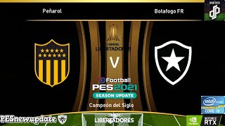 Peñarol Vs Botafogo // ⚽Copa Libertadores 2024⚽ // (Pes 2021 Dream Patch 2025)