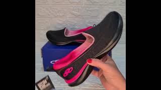 Tênis Sapatilha Olympikus Slip On Sunna Preto/pink Casual