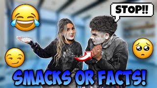 SMACKS OR FACTS CHALLENGE WITH MY GIRLFRIEND! 👀 **EXPOSED**