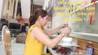 chia sẻ trang trí bánh kem viền xám mẫu bánh tròn chi tiết phần 1