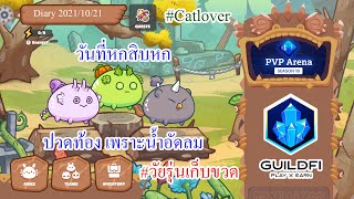 Axie Infinity Diary 2021/10/21 - วันที่หกสิบหก ปวดท้อง เพราะน้ำอัดลม