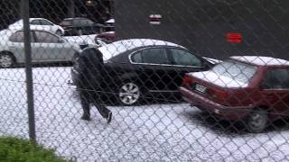 Hail in Wellington (13/Sep/11)