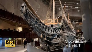 STOCKHOLM, SWEDEN - Gamla Stan (Old Town), Schweizer Cafe, Vasa Warship, Meatballs (4K)