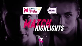 Round 10 - NSW Swifts vs Queensland Firebirds highlights