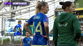 Republic of Ireland vs Sweden || UEFA Women's Euro 2025 Qualification