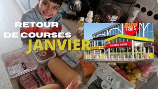 RETOUR DE COURSES JANVIER 2023 ▶ HAUL GRAND FRAIS