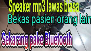 Speaker bluetooth kayu.