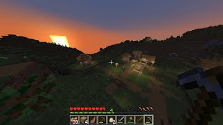 Minecraft Survival start collecting resources part 1