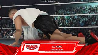 WWE 2K24 AJ HAWK ENTRANCE