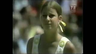 Vintage Tennis Match Wimbledon 1973 Final  Chris Evert vs Billie Jean King