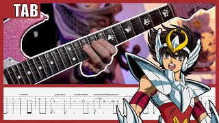 [TAB] Saint Seiya OP1 - Pegasus Fantasy Cover | Guitar Tab | Lesson | Tutorial