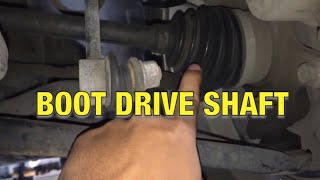 Boot drive shaft! Jika retak fatal akibatnya