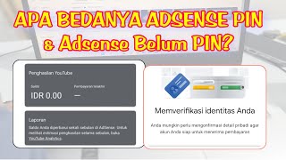 PERBEDAAN ADSENSE PIN DAN ADSENSE BELUM PIN , PENTING GAK YA?