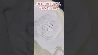 PERSPECTIVA CAVALEIRA À 45° - CROQUI (SKETCH) #shorts