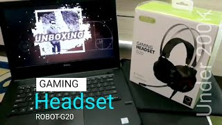 Gaming Headset Merk Robot G20, #Headset game #Robot #gamingheadset #headsetmurah