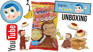 [DIY Kit] Meito, Popin Cookin: "Pudding Curious George " 📦🍮🐒 Japan&Candy #ポッピンクッキン #curiousgeorge