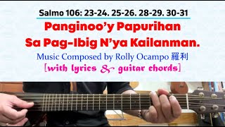 for 23 June 2024 Mass | Salmo 106: Panginoo’y Papurihan Sa Pag-ibig N’ya Kailanman.