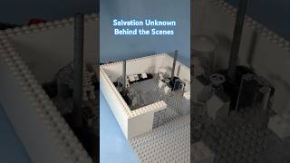 Salvation Unknown VII Behind the Scenes Set Build Update! #lego #scifi #stopmotion #moc #shorts