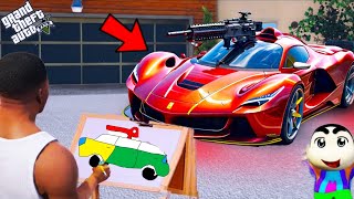 FRANKLIN FIND THE BEST AND FASTEST GOD SUPER CAR USING MAGICAL PAINTING IN GTA 5